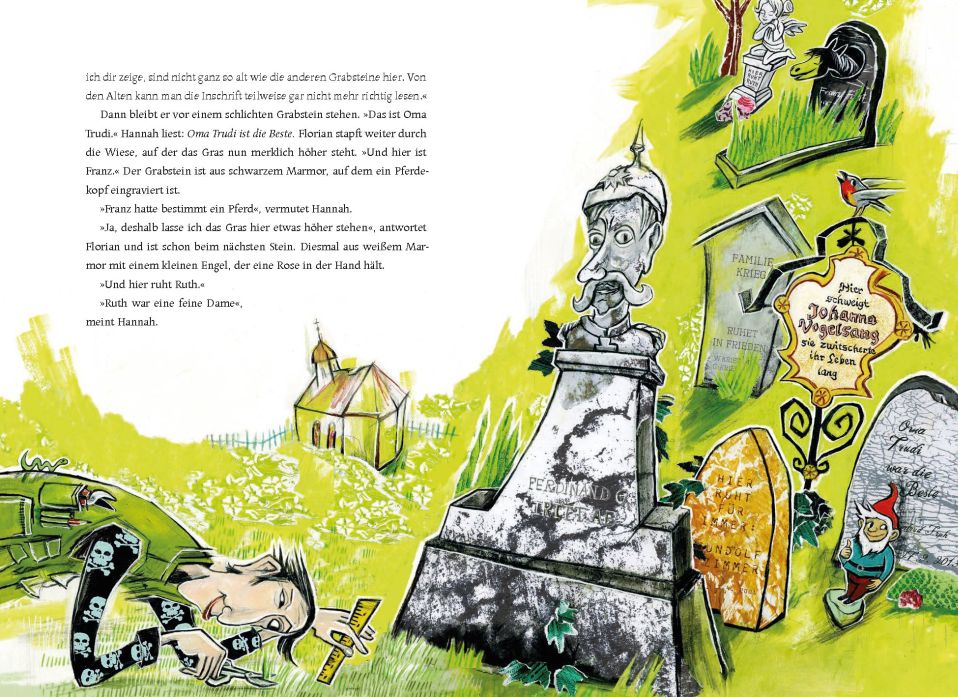 Seite 36 und 37 von 'Hannah lüftet Friedhofsgeheimnisse'
