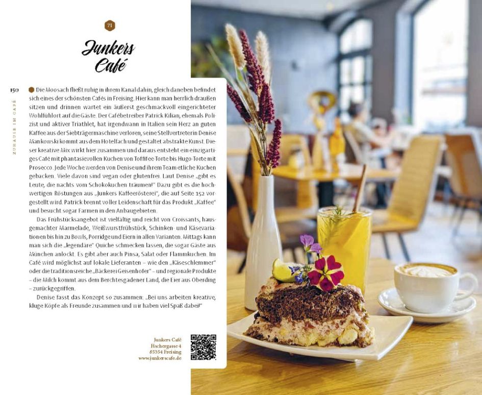 Leseprobe von 'Zuhause im Café - der Guide' Seite 150 und 151